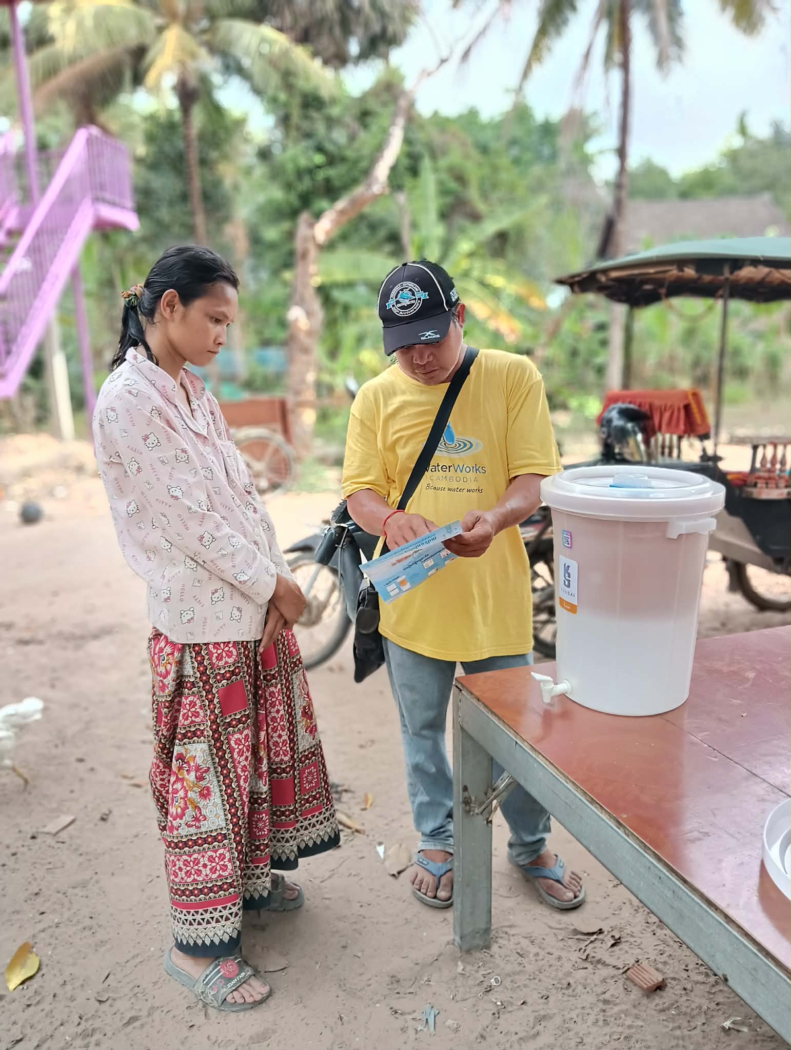 Water filter installation